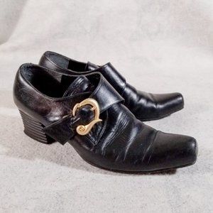 DEA/DIA Diana Black Shoes, Buckle, Made in Japan